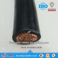 copper conductor XLPE insulated low voltage twisted abc cable